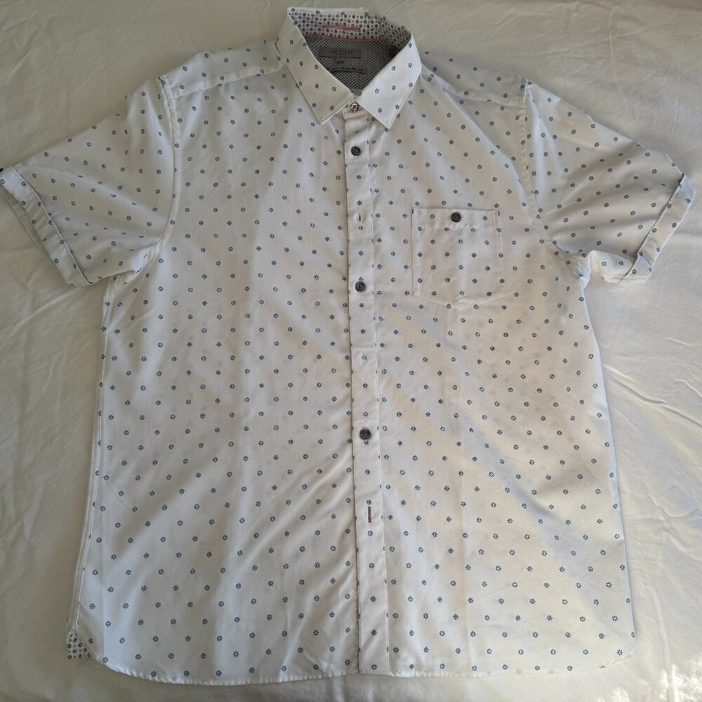Ted Baker short sleeve button down shirt